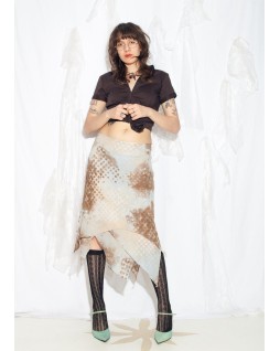 Cloud-dyed asymmetrical...