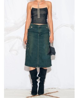 Olive Green Denim Workwear...